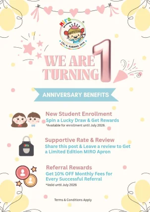 We Are Turning 1 | News & Activities | Miro Art Studio