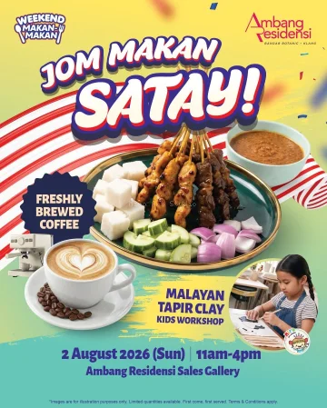 Jom Makan Satay at Ambang Residensi 🍢☕ | News & Activities | Miro Art Studio