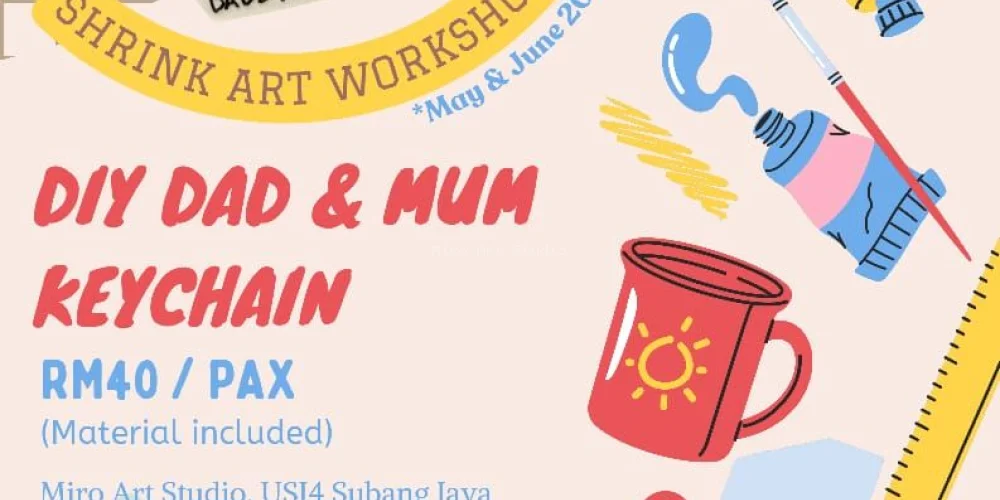DIY Dad & Mum Keychain | News & Activities | Miro Art Studio