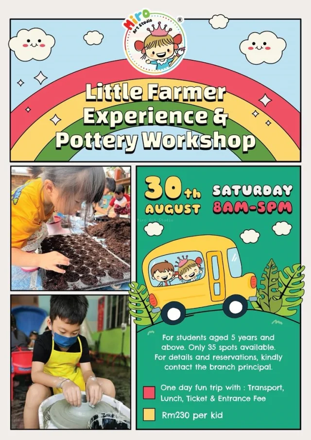 Little Farmer Experience & Pottery Workshop | News & Activities | Miro Art Studio