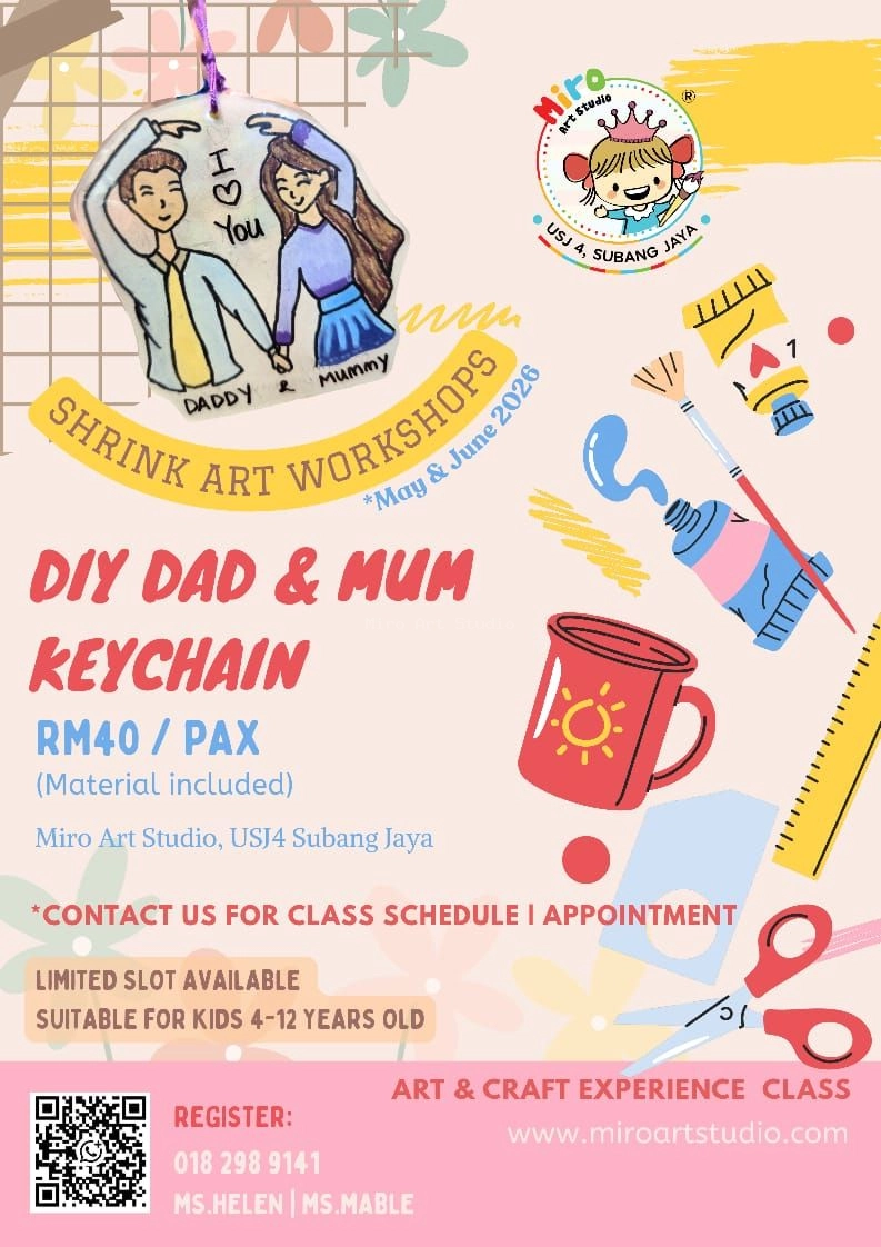 DIY Dad & Mum Keychain | News & Activities | Miro Art Studio